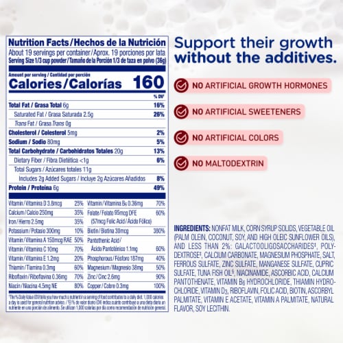 Enfagrow NeuroPro with Prebiotics & Non-GMO Toddler Nutritional Drink Perspective: left
