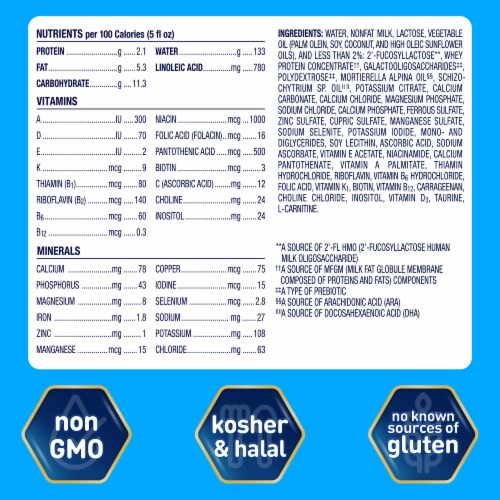 Enfamil NeuroPro Triple Prebiotic Immune Blend Baby Formula Perspective: left