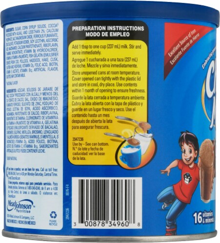 Choco Milk® Chocolate Drink Mix Perspective: left