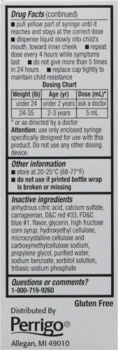 GoodSense® Infant Pain Reliever & Fever Reducer Grape Flavor Oral Suspension Perspective: left