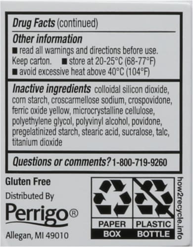 GoodSense® Dual Action Acetiminophen Plus Ibuprofen Pain Reliever Caplets Perspective: left