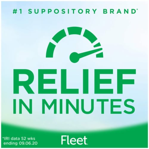 Fleet Laxative Glycerin Suppositories Adult Constipation Relief, 24 ct -  Kroger