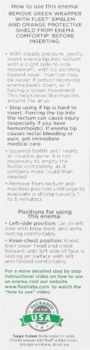 Fleet® Laxative Saline Enema Easy Squeeze Bottle Perspective: left