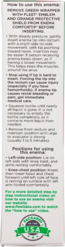 Fleet® Stimulant Laxative Bisacodyl Enema Comfortip Bottle Perspective: left