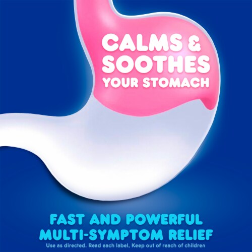 Pepto Bismol Ultra Caplets Perspective: left