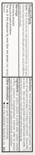 Ayr® Saline Nasal Mist Perspective: left
