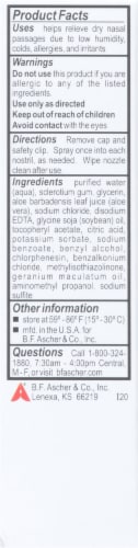 Ayr® Saline Nasal Gel No-Drip Sinus Spray Perspective: left
