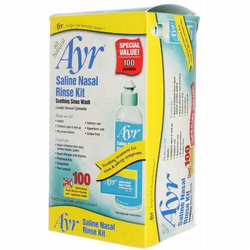 Ayr Nasal Rinse Kit 9.8 oz Perspective: left