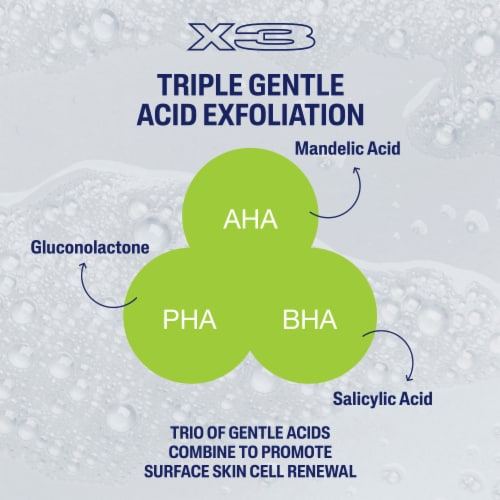 Cetaphil Gentle Exfoliating SA Cleanser, Salicylic Acid Cleanser for All Skin Types Perspective: left