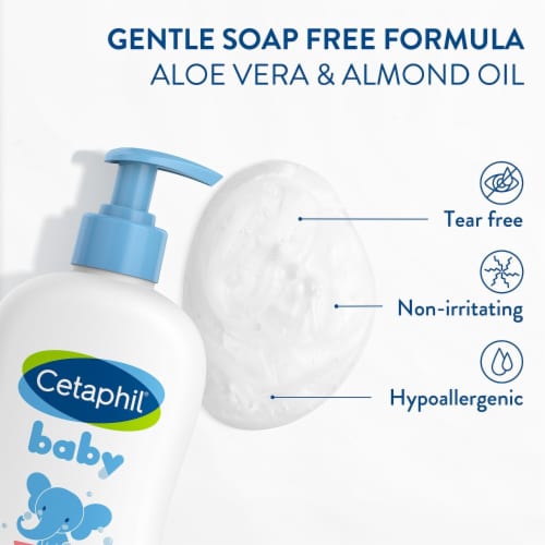 Cetaphil Baby Wash & Shampoo with Organic Calendula Perspective: left