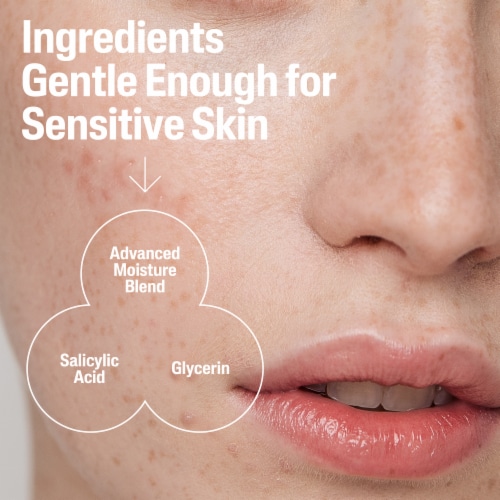 Cetaphil Gentle Clear Pore Clearing Acne Cleanser with 2% Salicylic Acid Perspective: left