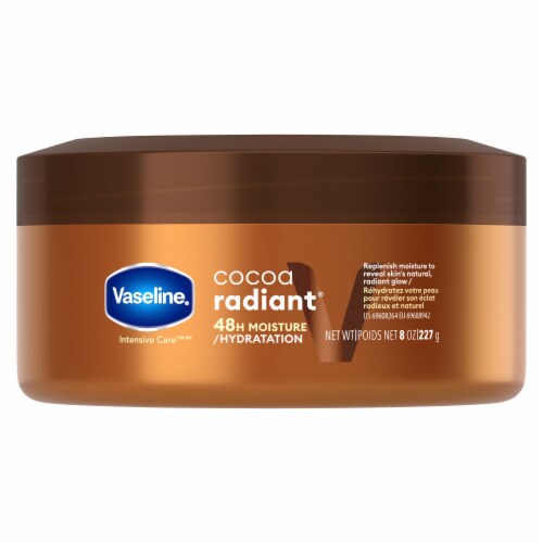 Vaseline Cocoa Radiant Body Butter Lotion Perspective: left