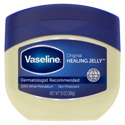 Vaseline Protectant Healing Jelly Original White Petroleum Jelly Perspective: left