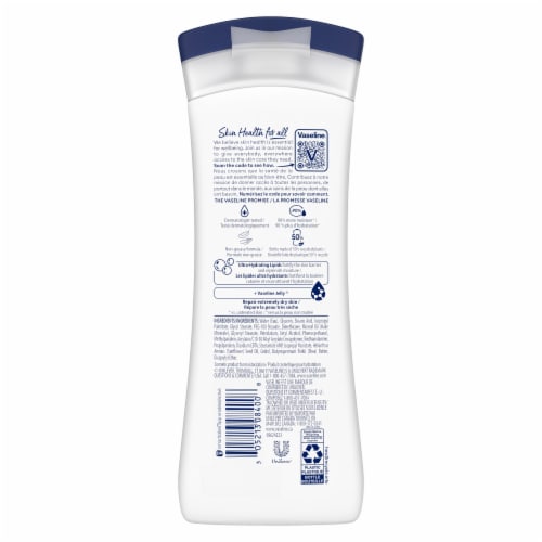 Vaseline Intensive Care Body Lotion Advanced Repair Unscented for Dry Skin Perspective: left