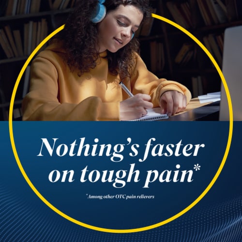 Advil Liqui-Gels Pain Reliever and Fever Reducer Ibuprofen 200 mg for Pain Relief Perspective: left