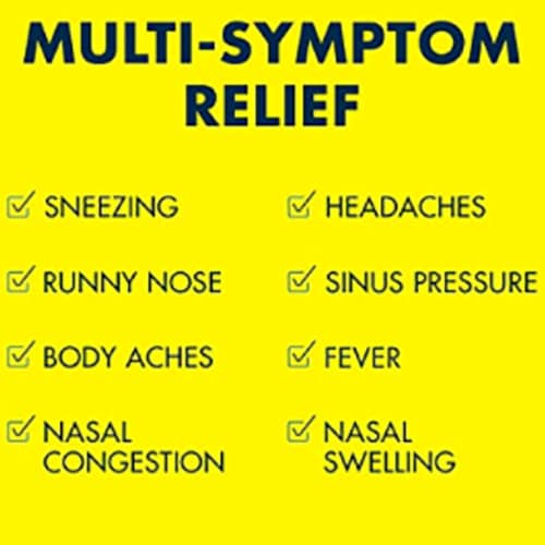 Advil Multi Symptom Cold and Flu Medicine Ibuprofen Perspective: left