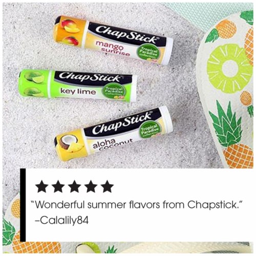 Chapstick Tropical Paradise Lip Balm Perspective: left