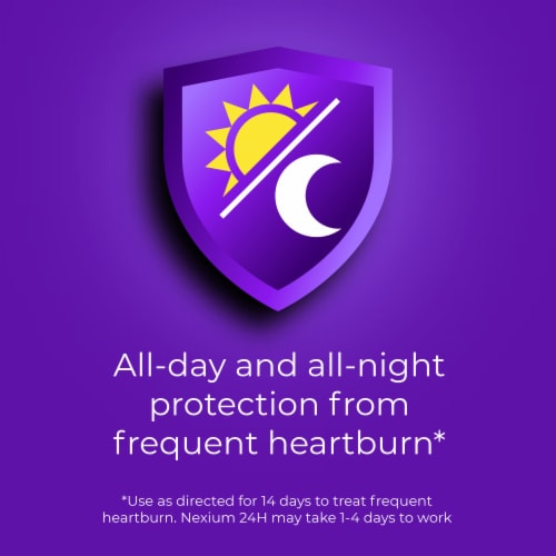 Nexium® 24-Hour Delayed Release Heartburn Relief Capsules Perspective: left