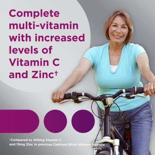 Centrum Silver Women's Multivitamin Women Fifty Plus Multivitamin Perspective: left