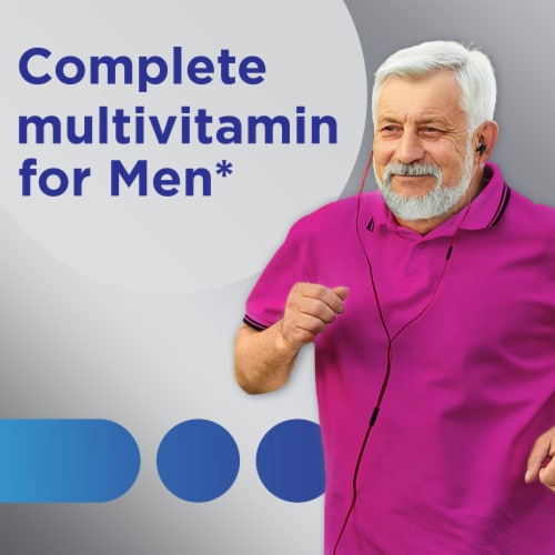 Centrum Silver Multivitamin Men Fifty Plus Multimineral Supplement Perspective: left