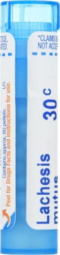 Boiron® Lachesis Mutus 30 C Medication Perspective: left