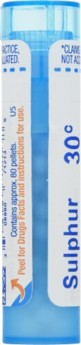Boiron® Sulphur 30c Homeopathic Medicine Perspective: left