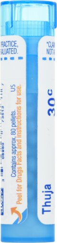 Boiron 30c Thuja Occidentalis Homeopathic Medicine Perspective: left