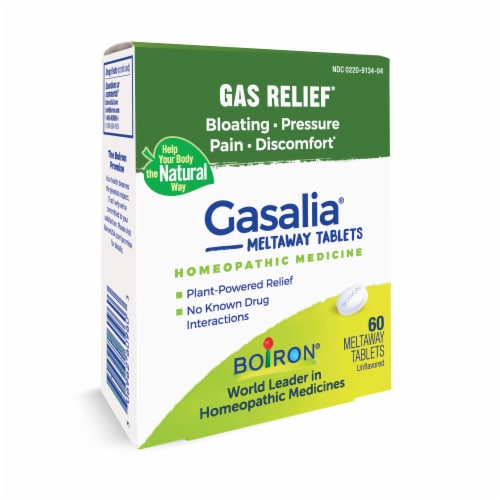 Boiron Gasalia Gas Relief Tablets Perspective: left