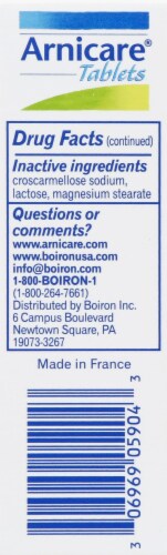 Boiron® Homeopathic Arnicare® Pain Relief Tablets Perspective: left