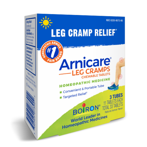 Boiron® Arnicare® Leg Cramps Homeopathic Tablets Perspective: left