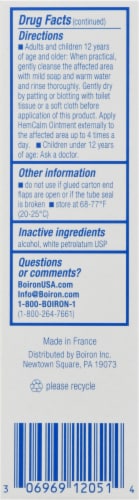 Boiron HemCalm Hemorrhoid Ointment Perspective: left