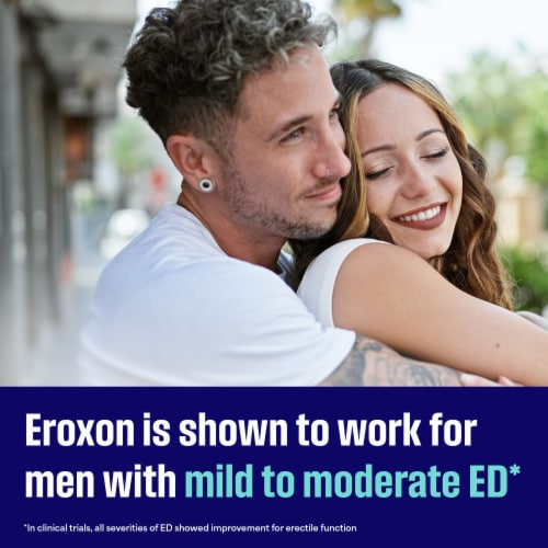 Eroxon Erectile Dysfunction Treatment Gel, 4 Single Use Tubes Perspective: left
