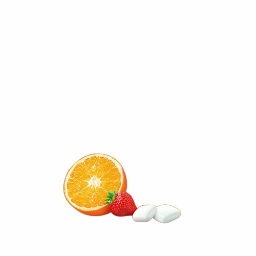 Nicorette Nicotine Fruit Chill Flavor Gum Perspective: left