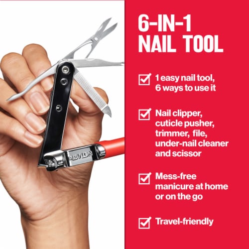Revlon 6-in-1 Nail Tool Perspective: left
