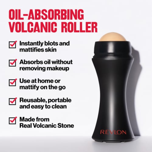Revlon Oil-Absorbing Volcanic Roller Perspective: left