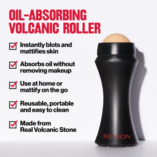 Revlon Oil-Absorbing Volcanic Roller Perspective: left
