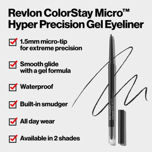 Revlon ColorStay Micro Hyper Precise Gel Eyeliner 215 Brown Perspective: left