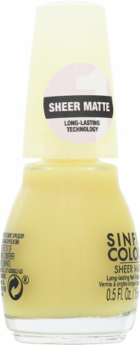 Sinful Colors Nail Polish - See Through Citrine Perspective: left