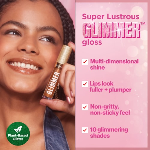 Revlon Super Lustrous Glimmer Gloss 006 Bronze Spark Perspective: left