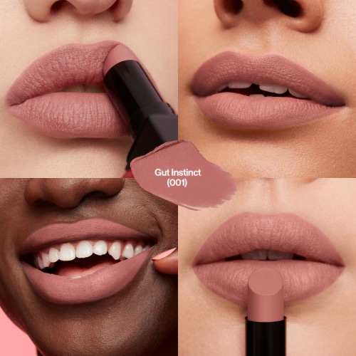 Revlon ColorStay Suede Ink Liquid Lipstick 001 Gut Instinct Perspective: left
