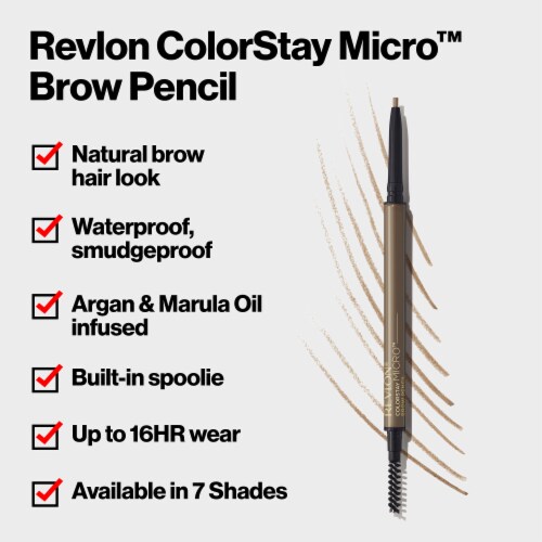 Revlon ColorStay Micro Brow Pencil 450 Blonde Perspective: left