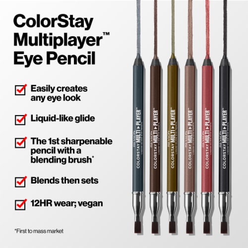 Revlon ColorStay Multiplayer Liquid-Glide Eye Pencil 402 High Stakes Perspective: left