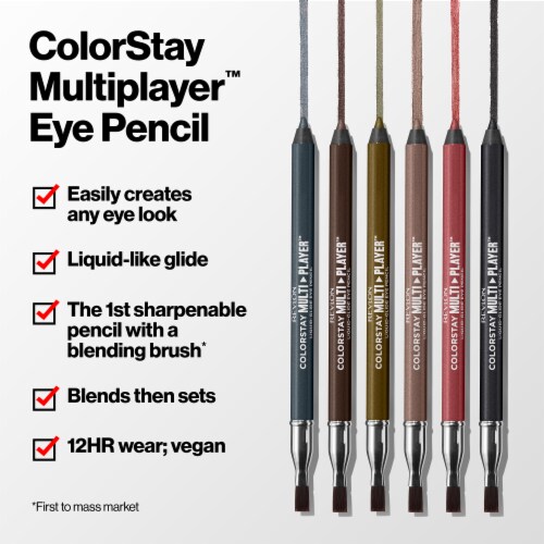 Revlon ColorStay Multiplayer Liquid-Glide Eye Pencil 404 Under The Radar Perspective: left