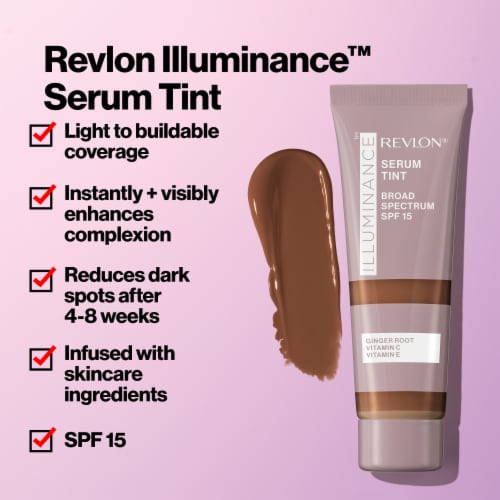 Revlon Illuminance Tinted Serum 117 Light Beige Perspective: left