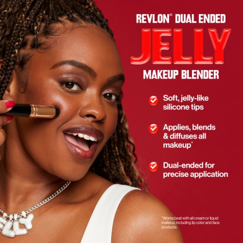 Revlon Dual Ended Jelly Makeup Blender Perspective: left