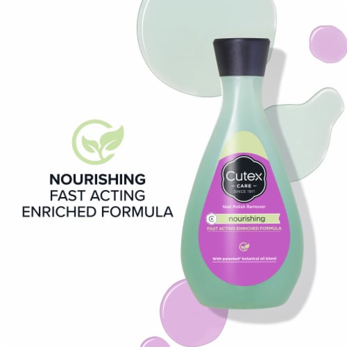 Cutex Nourishing Nail Polish Remover Perspective: left