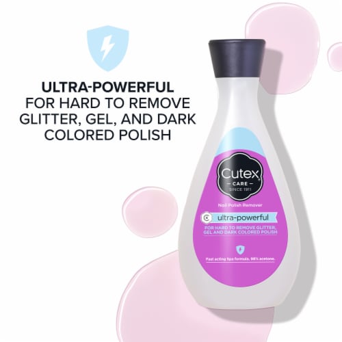 Cutex Ultra-Powerful Nail Polish Remover Perspective: left