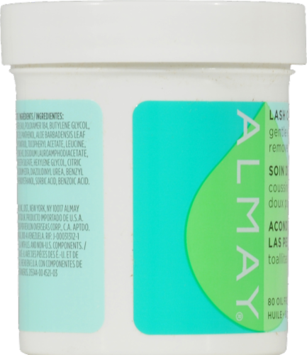 Almay Lash Care Eye Makeup Remover Pads Perspective: left