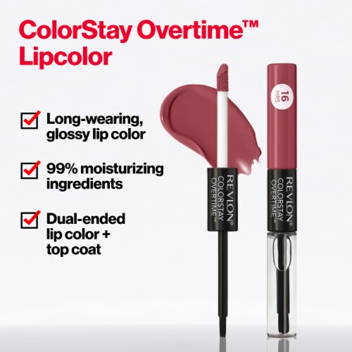 Revlon ColorStay Overtime Lipcolor Long Wearing Liquid Lipstick 510 Boundless Nude Perspective: left