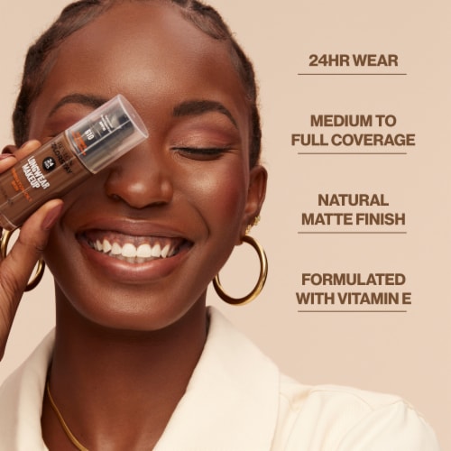 Revlon ColorStay Longwear Makeup Foundation For Combination/Oily Skin 400 Caramel Perspective: left